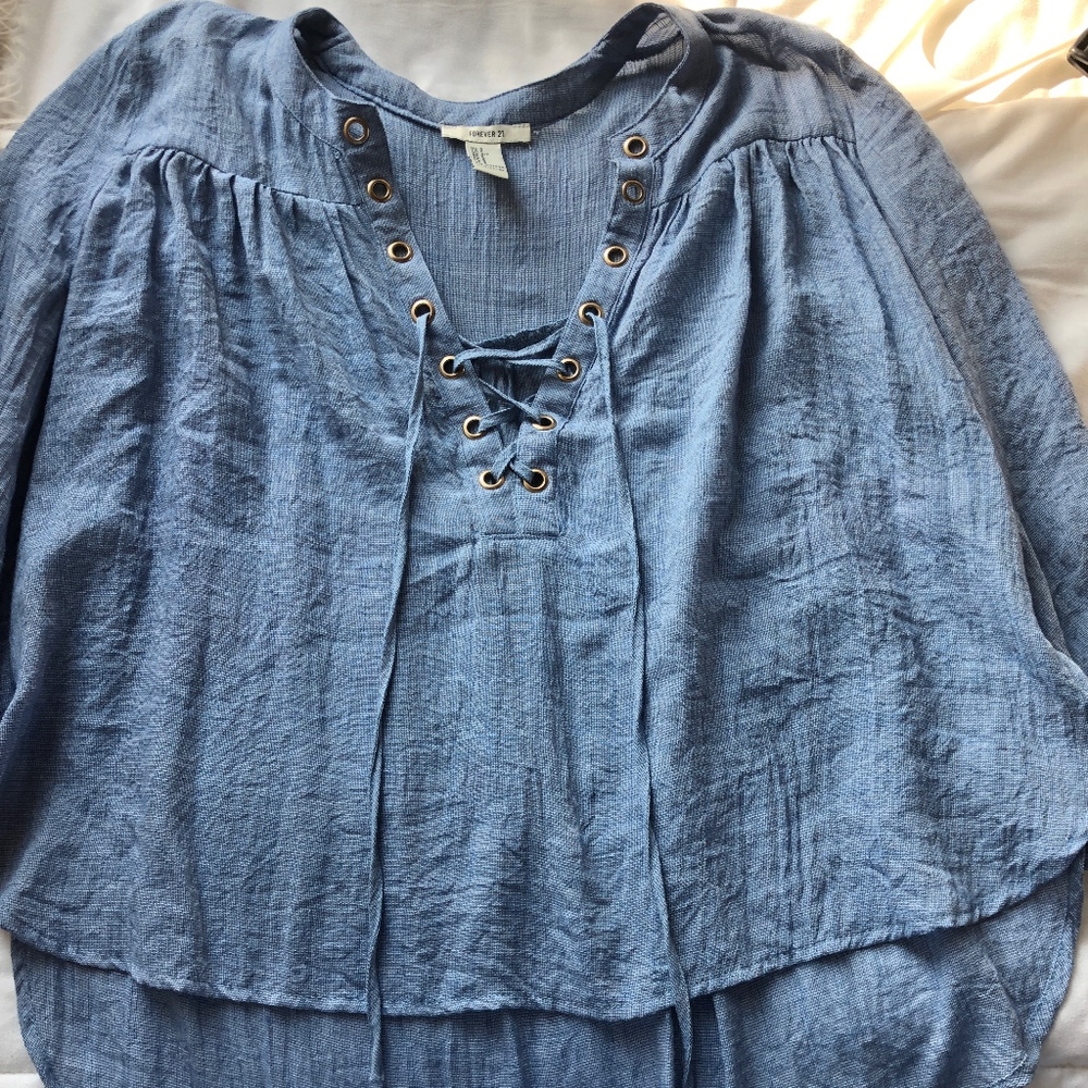 Breezy Blue Top